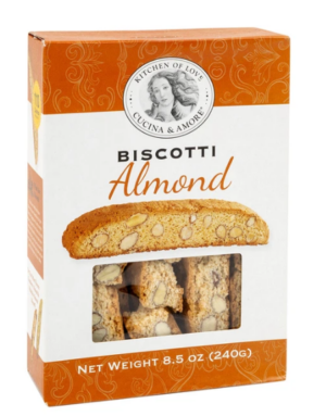 Cucina & Amore Classic Italian Almond Biscotti 8.5oz 6ct
